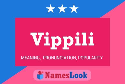 Vippili Name Poster