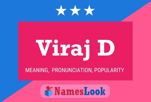 Viraj D Name Poster