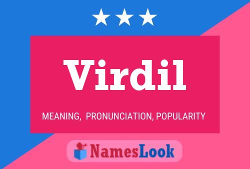 Virdil Name Poster