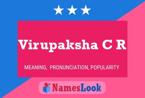 Virupaksha C R Name Poster