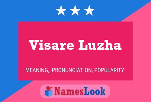 Visare Luzha Name Poster