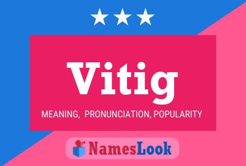 Vitig Name Poster