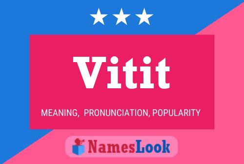 Vitit Name Poster