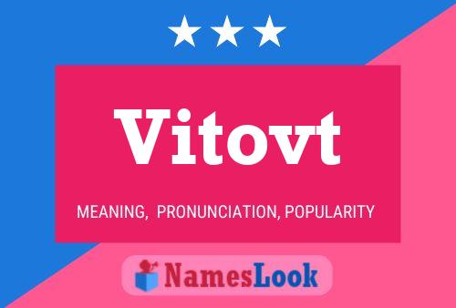 Vitovt Name Poster