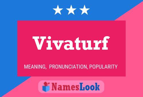 Vivaturf Name Poster