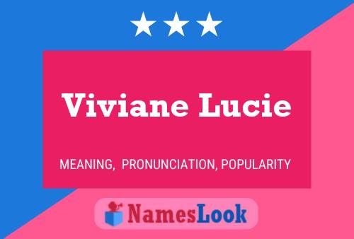 Viviane Lucie Name Poster