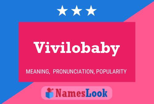 Vivilobaby Name Poster