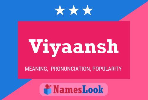 Viyaansh Name Poster