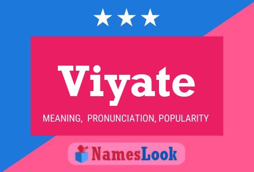 Viyate Name Poster