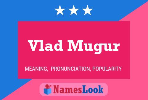 Vlad Mugur Name Poster