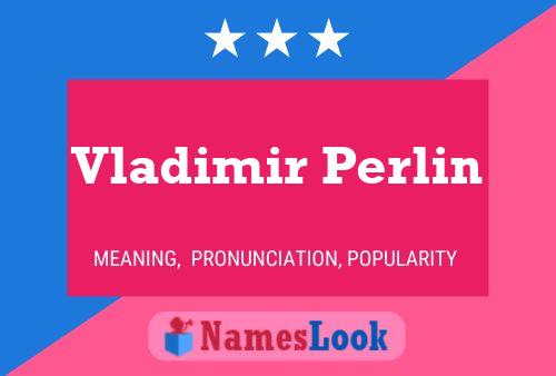 Vladimir Perlin Name Poster