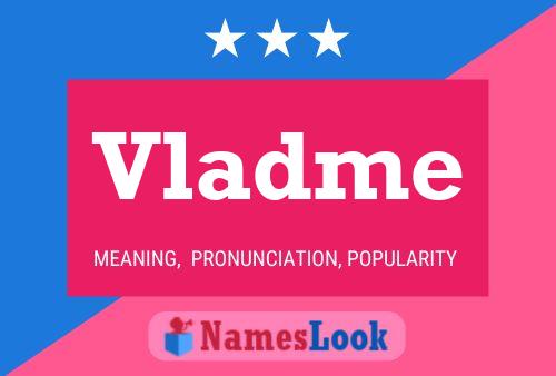 Vladme Name Poster