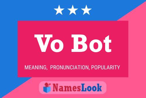 Vo Bot Name Poster