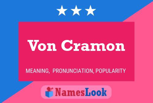 Von Cramon Name Poster