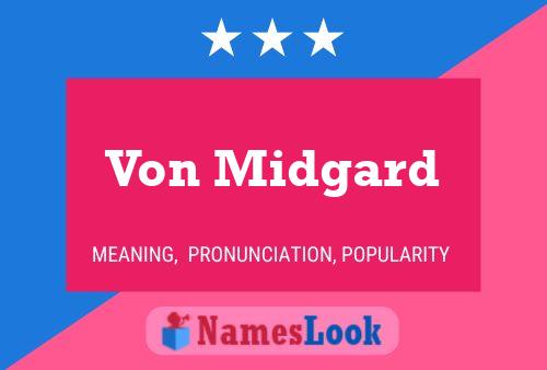 Von Midgard Name Poster