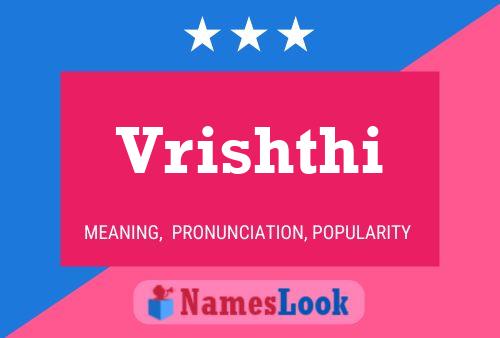 Vrishthi Name Poster