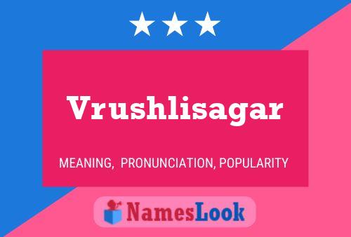 Vrushlisagar Name Poster