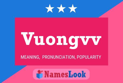 Vuongvv Name Poster