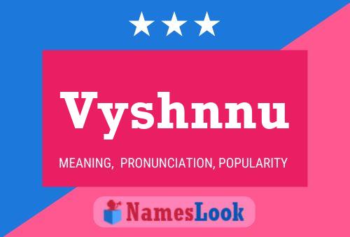 Vyshnnu Name Poster