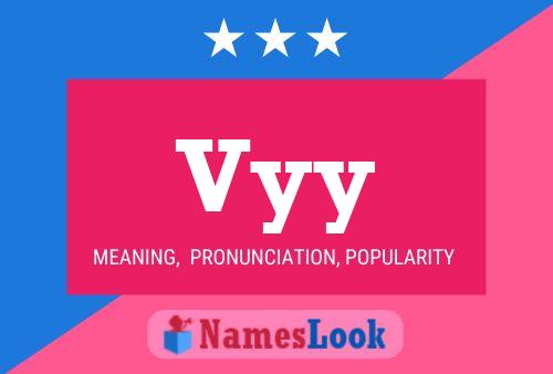 Vyy Name Poster