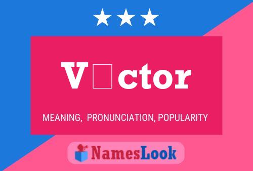 Víctor Name Poster