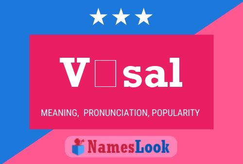 Vüsal Name Poster