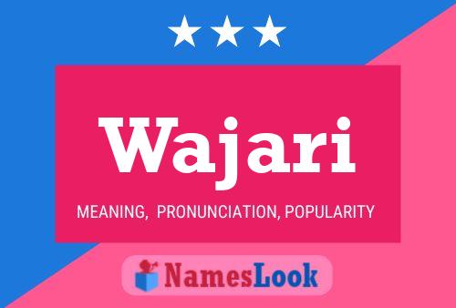 Wajari Name Poster