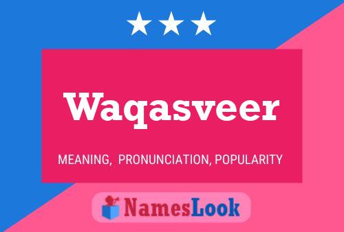 Waqasveer Name Poster