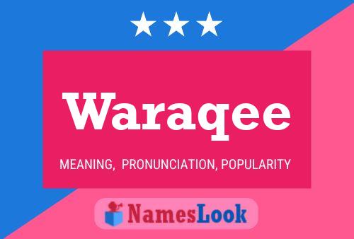 Waraqee Name Poster