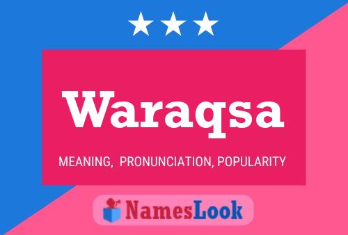 Waraqsa Name Poster