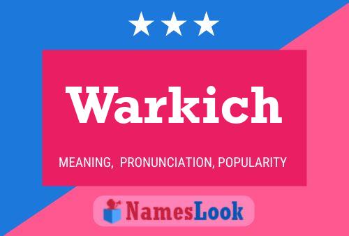 Warkich Name Poster