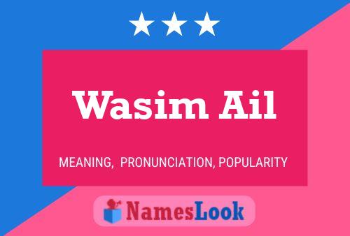 Wasim Ail Name Poster