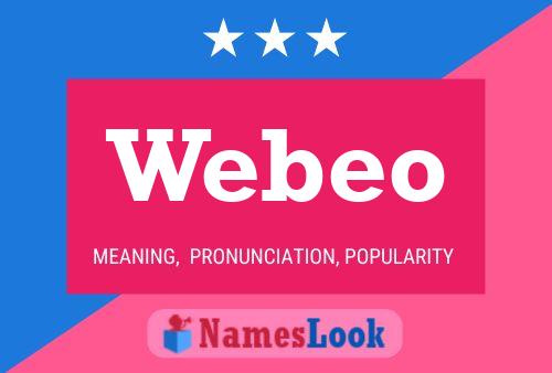 Webeo Name Poster