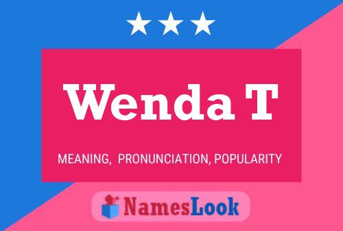 Wenda T Name Poster