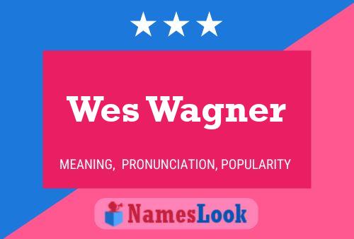 Wes Wagner Name Poster