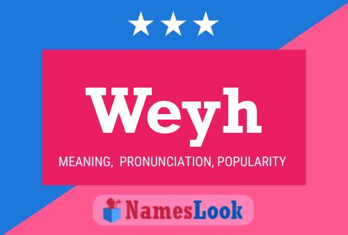 Weyh Name Poster