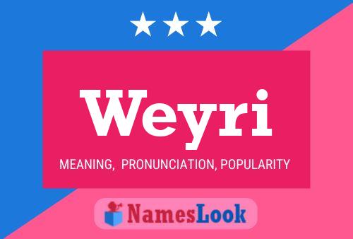 Weyri Name Poster