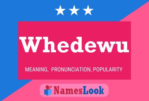 Whedewu Name Poster