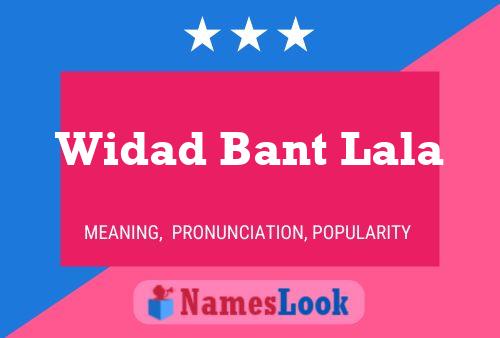 Widad Bant Lala Name Poster