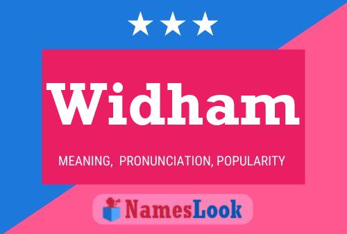 Widham Name Poster