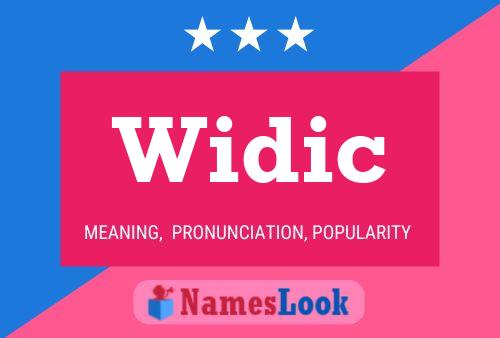 Widic Name Poster