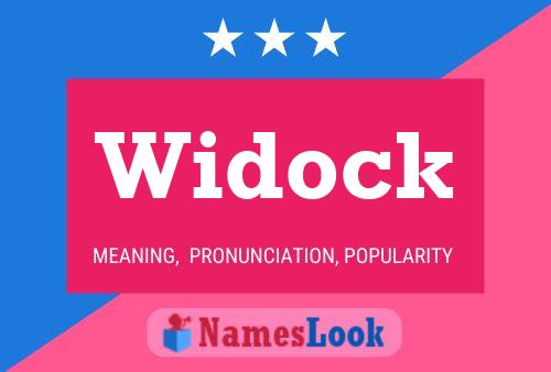 Widock Name Poster