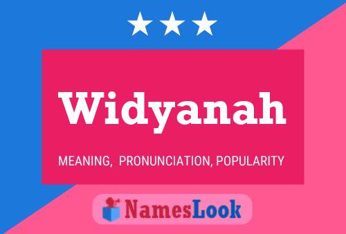 Widyanah Name Poster