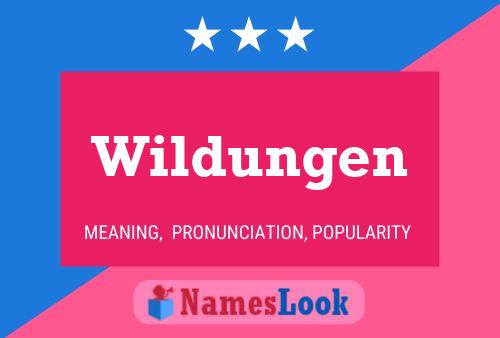 Wildungen Name Poster