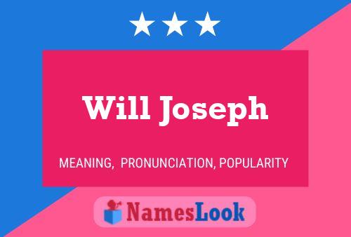 Will Joseph Name Poster