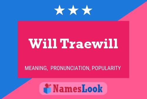 Will Traewill Name Poster