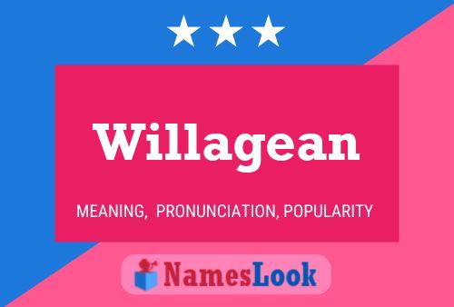 Willagean Name Poster