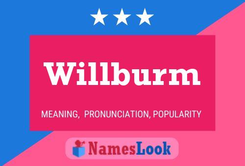 Willburm Name Poster