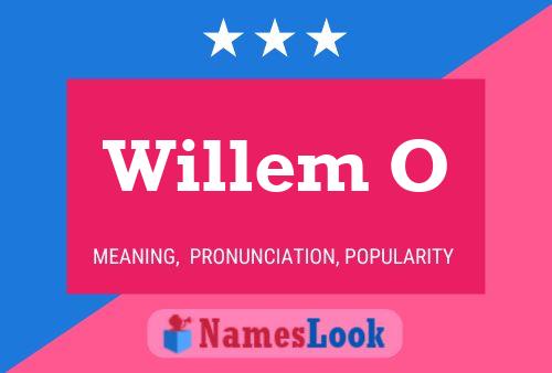 Willem O Name Poster