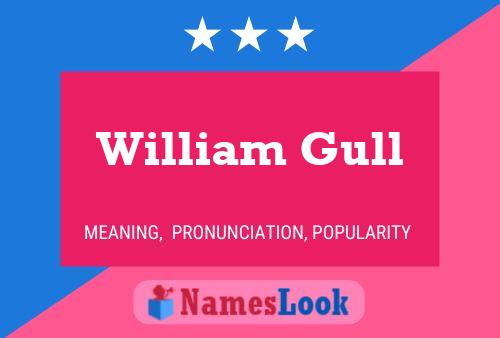 William Gull Name Poster